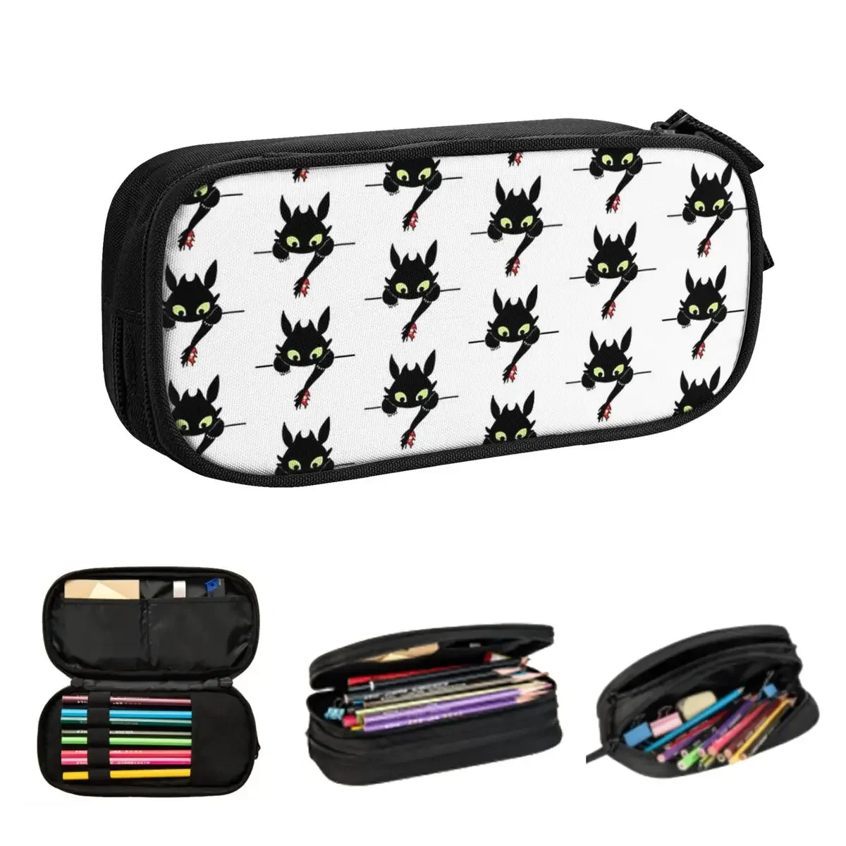 Toothless Pencil Cases Large Capacity Pen Bags Pen Box Pencil Pouch For Boys Girls Students Stationery School Office
Toothless Pencil Cases Large Capacity Pen Bags Pen Box Pencil Pouch For Boys Girls Students Stationery School Office