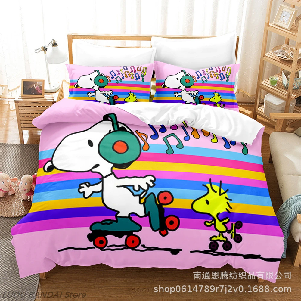 Snoopy Bedding Set Cartoon Anime Children Bedroom Quilt Cover Boy Girl Bedclothes Single Double King Snoopy Duvet Cover Gift
Snoopy Bedding Set Cartoon Anime Children Bedroom Quilt Cover Boy Girl Bedclothes Single Double King Snoopy Duvet Cover Gift