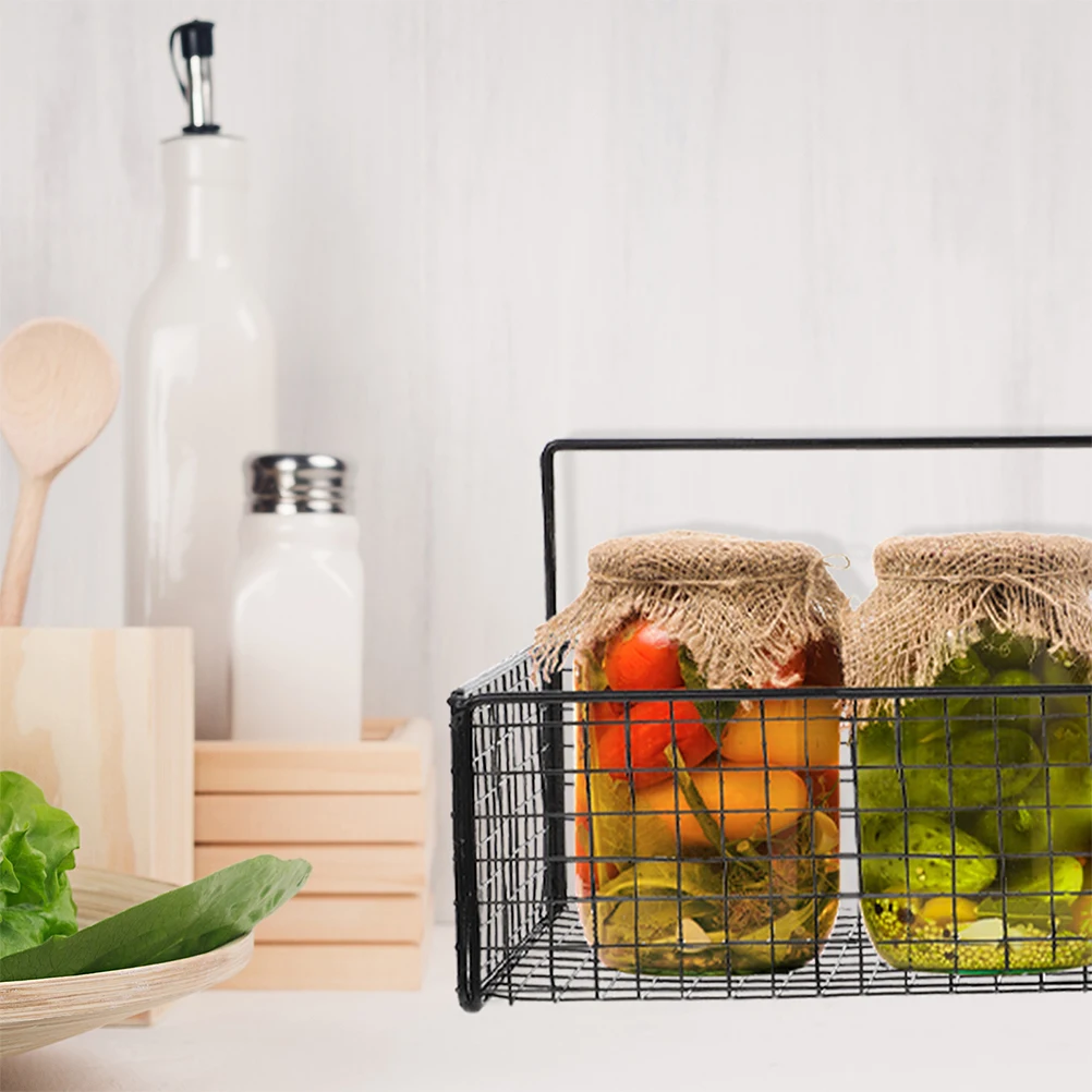Multifunctional Kitchen Shelf Heavy Duty Iron Storage Baskets Wall Mounted Organizer For Spices Fruits Vegetables Garlic
Multifunctional Kitchen Shelf Heavy Duty Iron Storage Baskets Wall Mounted Organizer For Spices Fruits Vegetables Garlic
