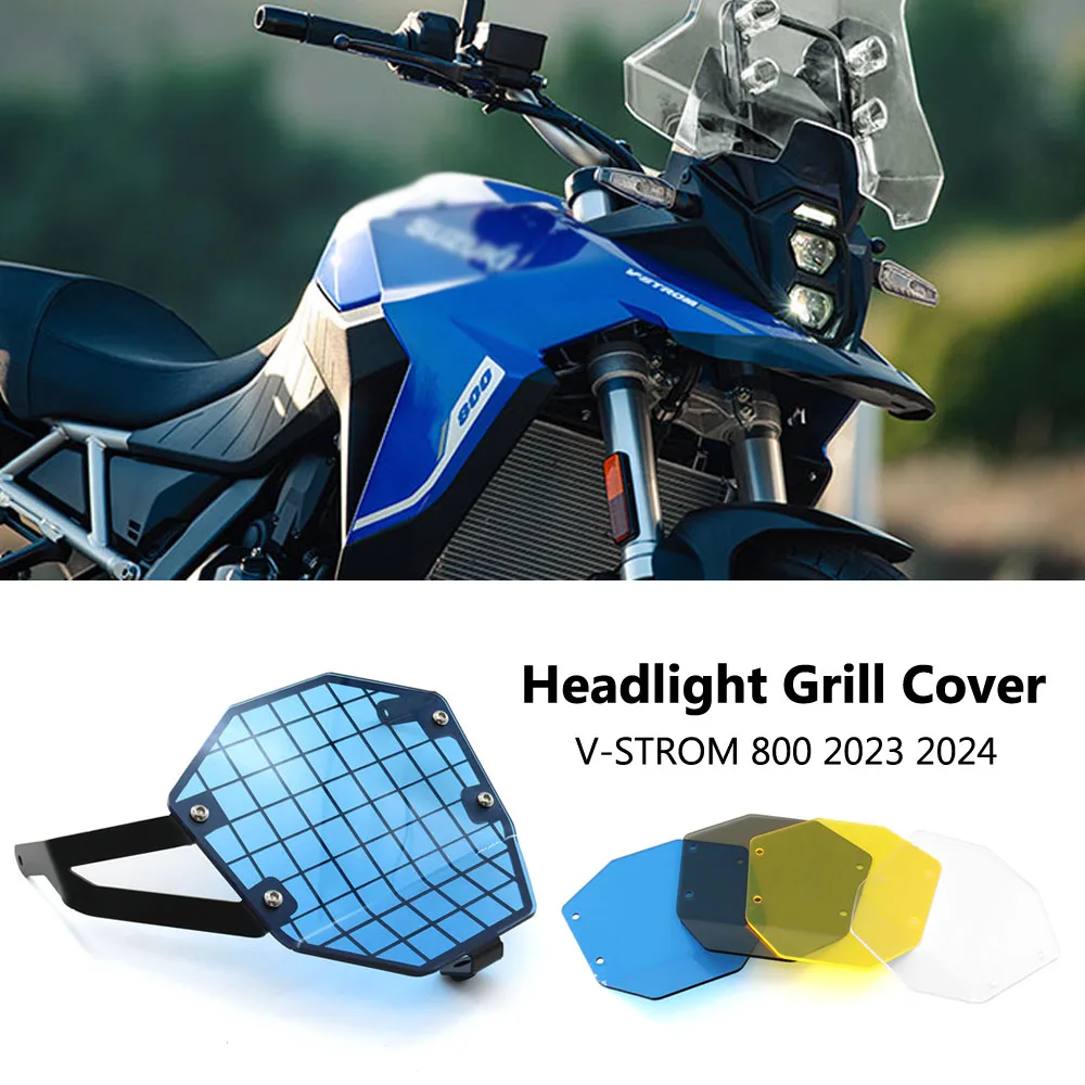 For Suzuki V-STROM 800 V-STROM800 DE 2023 2024 NEW Motorcycle Head Light Grill Protector Covers Headlight Grille Guards
For Suzuki V-STROM 800 V-STROM800 DE 2023 2024 NEW Motorcycle Head Light Grill Protector Covers Headlight Grille Guards