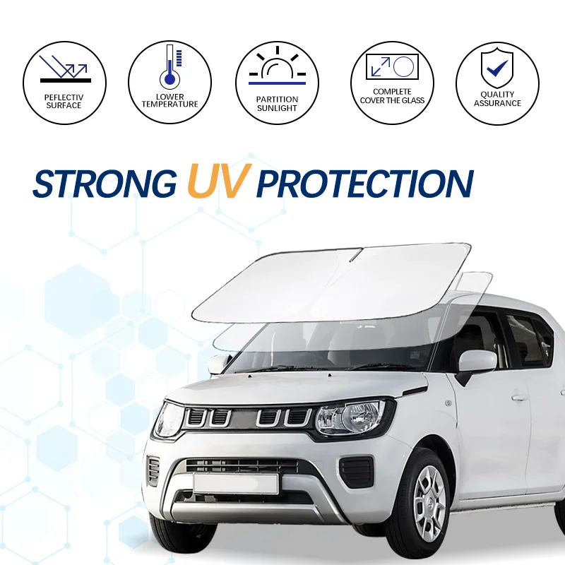 Car Windshield Sun Shade Window Shade Foldable Sun Visor Protector Blocks UV Rays For Suzuki Ignis GL Car Summer Accessories
Car Windshield Sun Shade Window Shade Foldable Sun Visor Protector Blocks UV Rays For Suzuki Ignis GL Car Summer Accessories