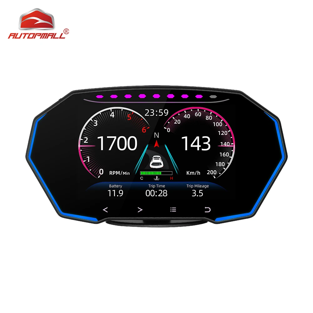 2022 Newest OBD2 GPS Car Head Up Display 4 Inch HD Screen F11 Security Alarm Water Oil Overspeed Multi-function Speedometer
2022 Newest OBD2 GPS Car Head Up Display 4 Inch HD Screen F11 Security Alarm Water Oil Overspeed Multi-function Speedometer
