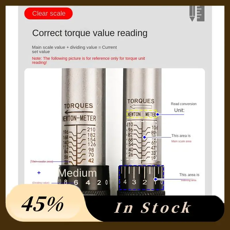 A78K New Torque Spanner High Precision Adjustable Bike Car Tyre Set Parts 1/4 Inch 5-25N.M
A78K New Torque Spanner High Precision Adjustable Bike Car Tyre Set Parts 1/4 Inch 5-25N.M
