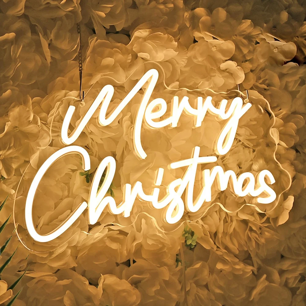 Merry Christmas Neon Sign Warm Letter For Room Decoration Shop Window Wall Decor Led Lights Up Sign USB Powered Dimmable Gifts
Merry Christmas Neon Sign Warm Letter For Room Decoration Shop Window Wall Decor Led Lights Up Sign USB Powered Dimmable Gifts
