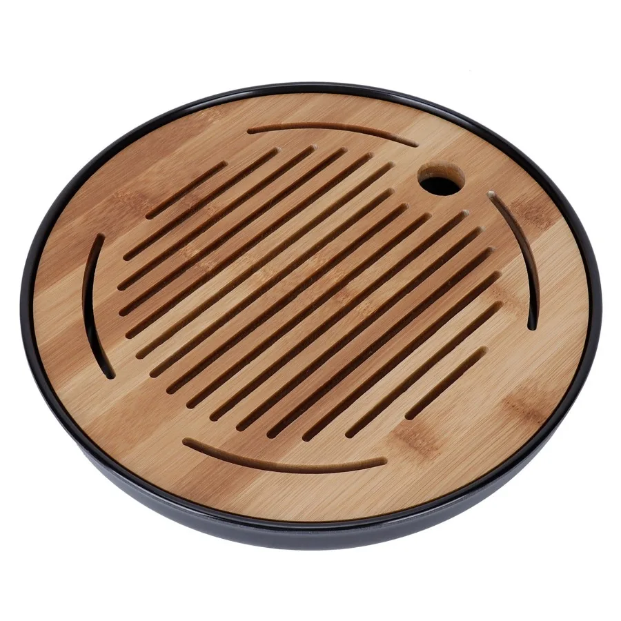 NFTIGB Bamboo Round Tea Tray Teapot Mat Serving Tray for Gongfu Tea Drainage Water Storage Chinese Tea Set Home Supplies 10 inc
NFTIGB Bamboo Round Tea Tray Teapot Mat Serving Tray for Gongfu Tea Drainage Water Storage Chinese Tea Set Home Supplies 10 inc