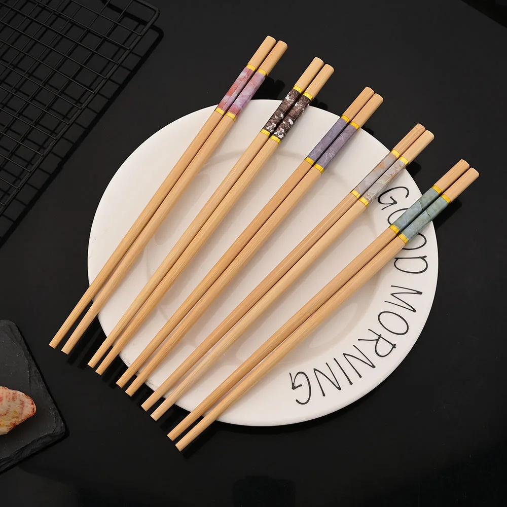 5Pairs Natural Bamboo Chopsticks Reusable Traditional Handmade Chinese Classic Wooden Chopsticks Sushi Kitchen Tool Hot Pot
5Pairs Natural Bamboo Chopsticks Reusable Traditional Handmade Chinese Classic Wooden Chopsticks Sushi Kitchen Tool Hot Pot