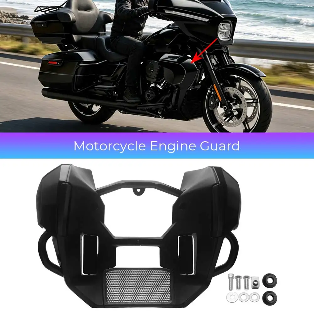 1 Set Motorcycle Engine Guard Crash Bar Fairing Lowers Cover For Harley CVO Street Glide Ultra Limited FLHXSE FLHX 2023-2026
1 Set Motorcycle Engine Guard Crash Bar Fairing Lowers Cover For Harley CVO Street Glide Ultra Limited FLHXSE FLHX 2023-2026
