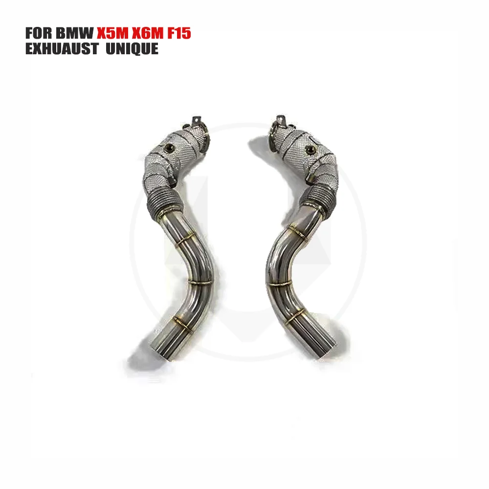 UNIQUE Car Accessories Exhaust Downpipe High Flow Performance for BMW X5M X6M F15 4.4T 2014-2018 With OPF Catalytic Converter
UNIQUE Car Accessories Exhaust Downpipe High Flow Performance for BMW X5M X6M F15 4.4T 2014-2018 With OPF Catalytic Converter
