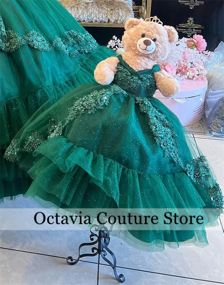 Green V N Bow Special Link For Personalized Quinceanera Teddy Bear Dresses Bead Appliques Quince Gift Tiered Robe de Customized
Green V N Bow Special Link For Personalized Quinceanera Teddy Bear Dresses Bead Appliques Quince Gift Tiered Robe de Customized