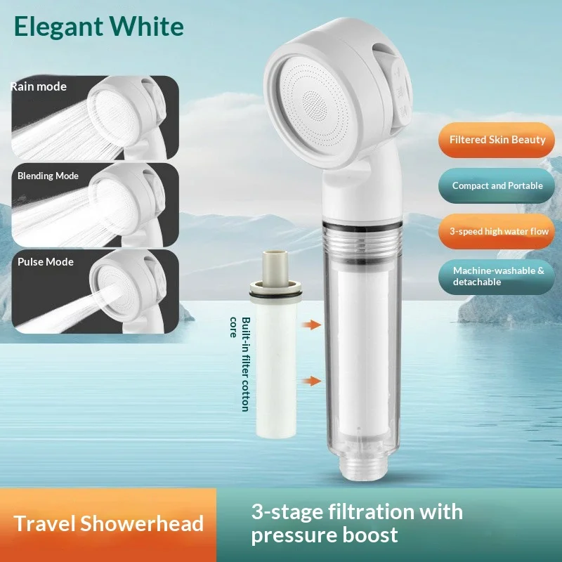 Function Shower Head Bathing Filter Pressurized Handheld Shower Head Shower Filter Portable Shower Head Travel Shower Head
Function Shower Head Bathing Filter Pressurized Handheld Shower Head Shower Filter Portable Shower Head Travel Shower Head