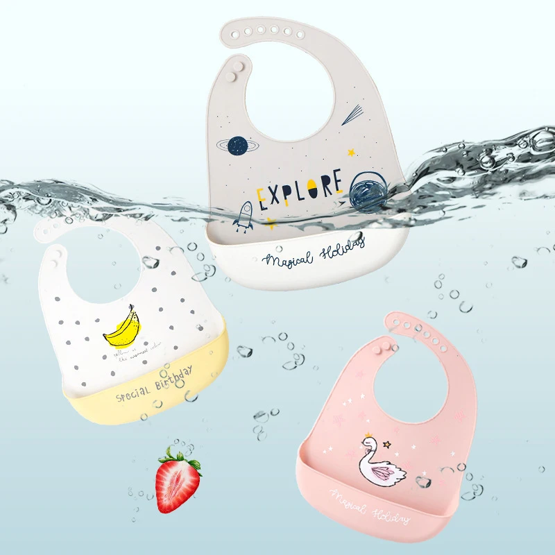 Waterproof Baby Bibs Soft Silicone Baby Feeding Bib For Baby Stuff Feeding Cartoon Dinosaur Print Girls Boys Bibs Burp Cloths
Waterproof Baby Bibs Soft Silicone Baby Feeding Bib For Baby Stuff Feeding Cartoon Dinosaur Print Girls Boys Bibs Burp Cloths
