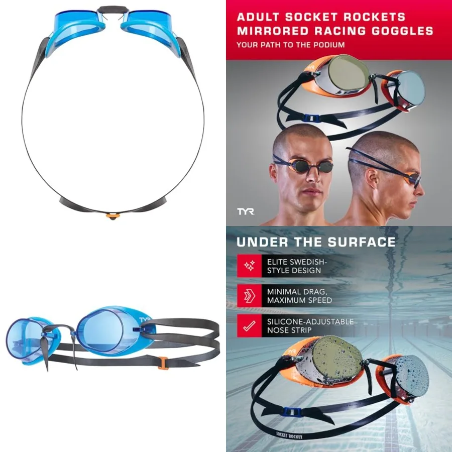 TYR Socket Rockets 2.0 Goggles
TYR Socket Rockets 2.0 Goggles