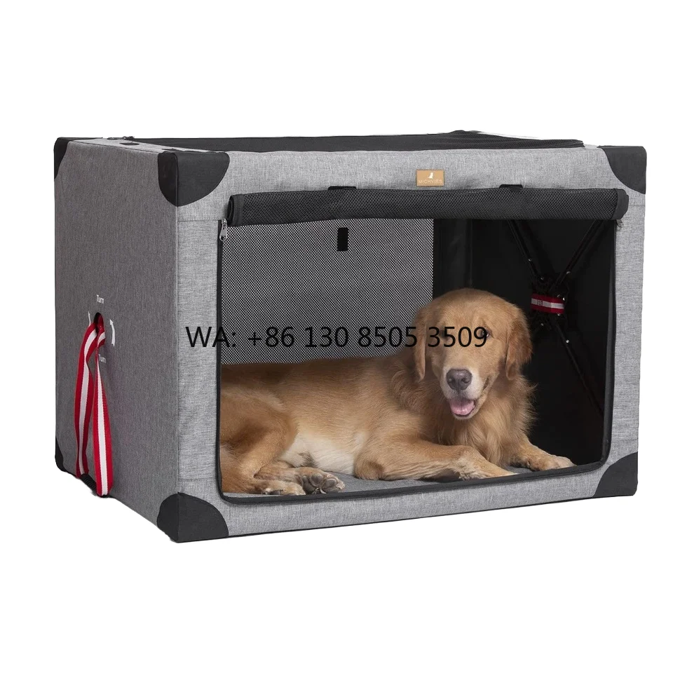 3 Door Quick Portable Dog Crate, Collapsible Travel Pet Soft-Sided Crate for Small Medium Large Dogs and Indoor and Outdoor
3 Door Quick Portable Dog Crate, Collapsible Travel Pet Soft-Sided Crate for Small Medium Large Dogs and Indoor and Outdoor