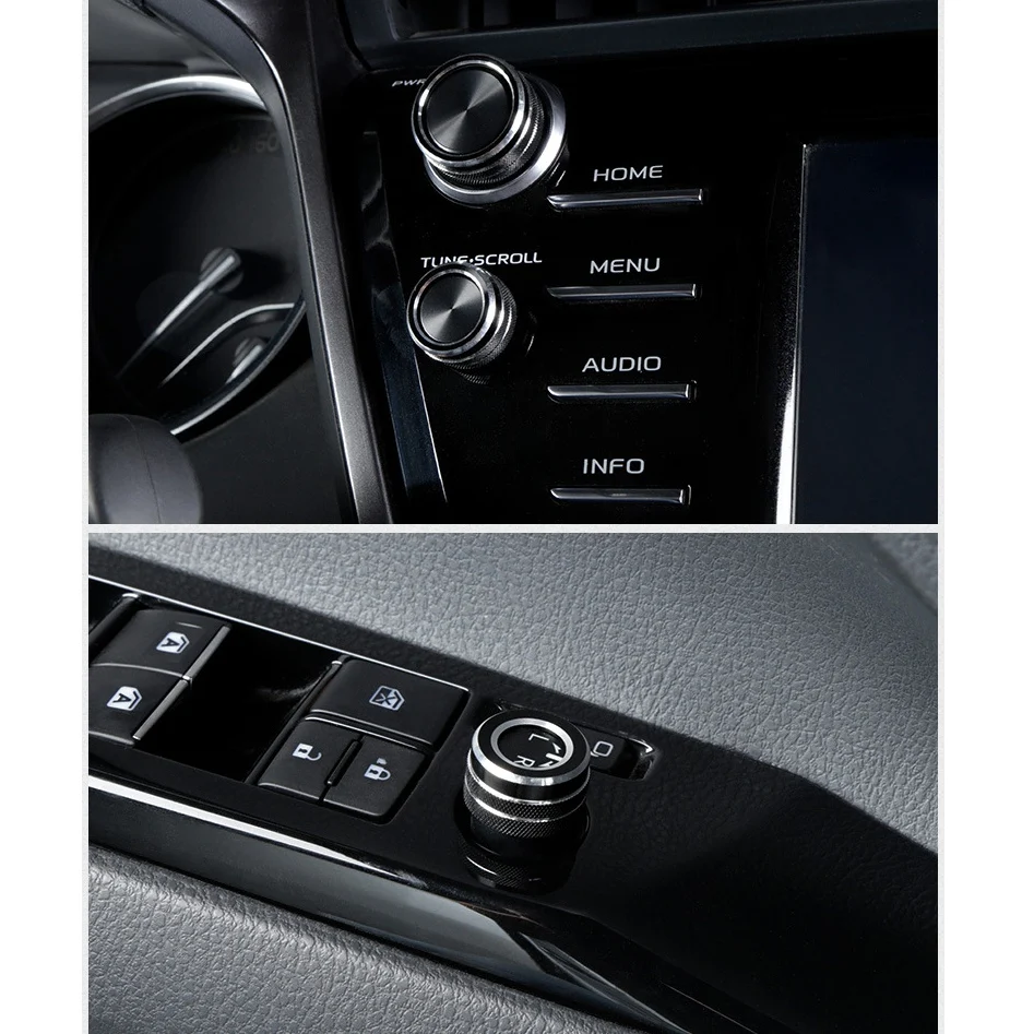 5PCS Aluminum Car Center Console Knobs Decoration AC Air Conditioning+Audio+Function+Rear Mirror Knob Switch Covers Trim For Toy
5PCS Aluminum Car Center Console Knobs Decoration AC Air Conditioning+Audio+Function+Rear Mirror Knob Switch Covers Trim For Toy