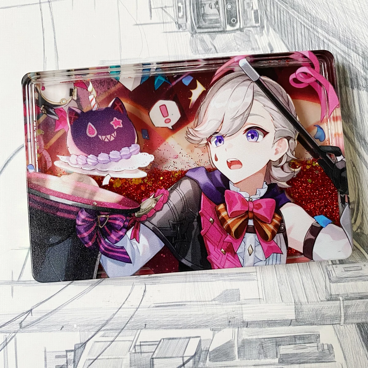 Game Honkai: Star Rail Lyney Stand Model Cosplay Cartoon Acrylic Brick Quicksand Mahjong BL Anime Collection Decor
Game Honkai: Star Rail Lyney Stand Model Cosplay Cartoon Acrylic Brick Quicksand Mahjong BL Anime Collection Decor
