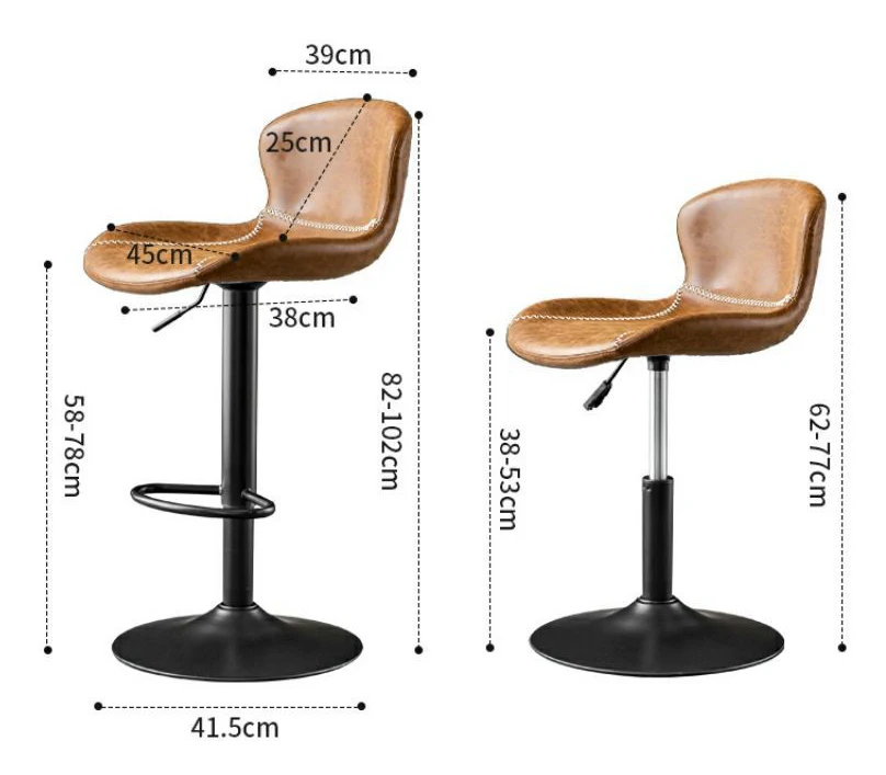 Light Luxury Front Cashier Beauty Bar Chair Fashionable Design Modern Pu Bar Chair and Chrome High Bar Stool
Light Luxury Front Cashier Beauty Bar Chair Fashionable Design Modern Pu Bar Chair and Chrome High Bar Stool