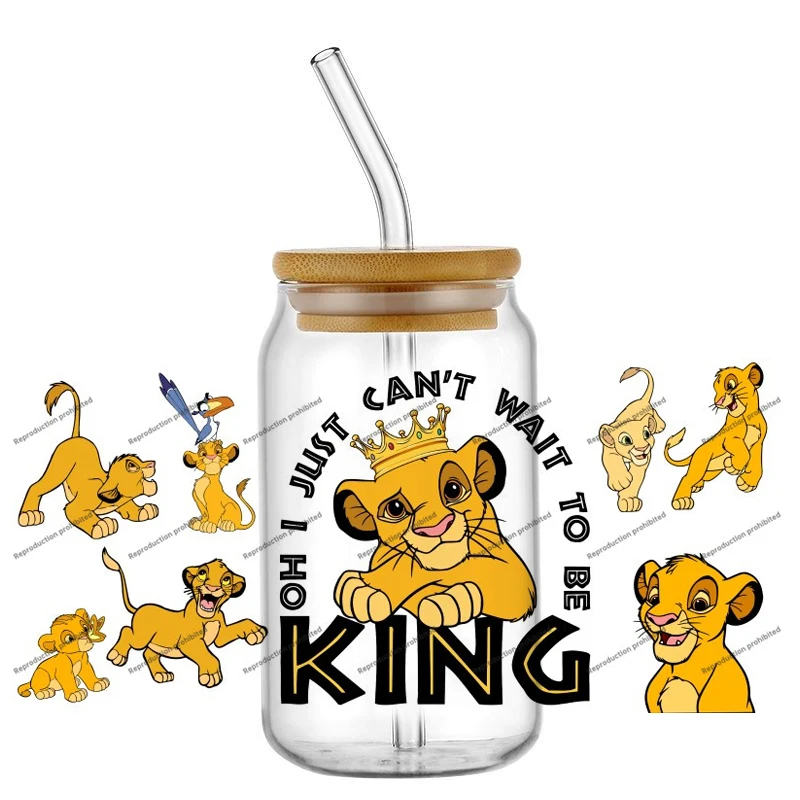 Hot Sale Disney Stickers Simba 16oz Glass Cup Decal Waterproof DIY Custom Creative Craft Gift Wrap
Hot Sale Disney Stickers Simba 16oz Glass Cup Decal Waterproof DIY Custom Creative Craft Gift Wrap