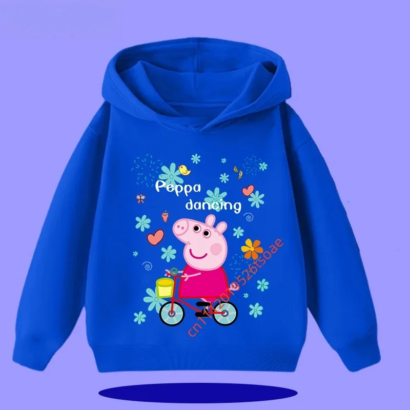 Peppa Pig Children's Hooded Sweatshirt 2026 New Style Cartoon Print Boys' Sport Shirt Girls' Casual Shirt
Peppa Pig Children's Hooded Sweatshirt 2026 New Style Cartoon Print Boys' Sport Shirt Girls' Casual Shirt