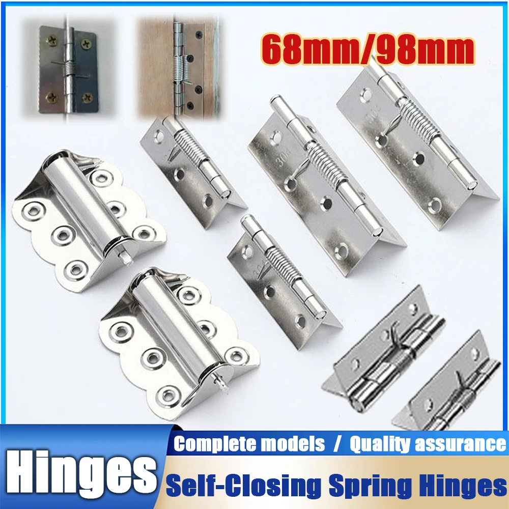 2pcs Spring Hinges Self Closing Stainless Steel Spring Door Hinge Hardware 3 Inch 4 Inch For Doors Gift Boxes Cabinets
2pcs Spring Hinges Self Closing Stainless Steel Spring Door Hinge Hardware 3 Inch 4 Inch For Doors Gift Boxes Cabinets