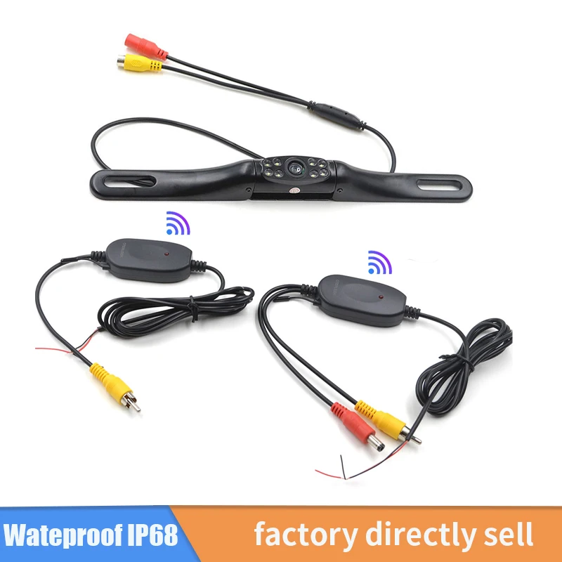 HD Wireless Cars Rear View Camera 8 LED Light Vehicle IR Night Vision Reversing Cameras With Car Wireless Transmitter/Receiver
HD Wireless Cars Rear View Camera 8 LED Light Vehicle IR Night Vision Reversing Cameras With Car Wireless Transmitter/Receiver