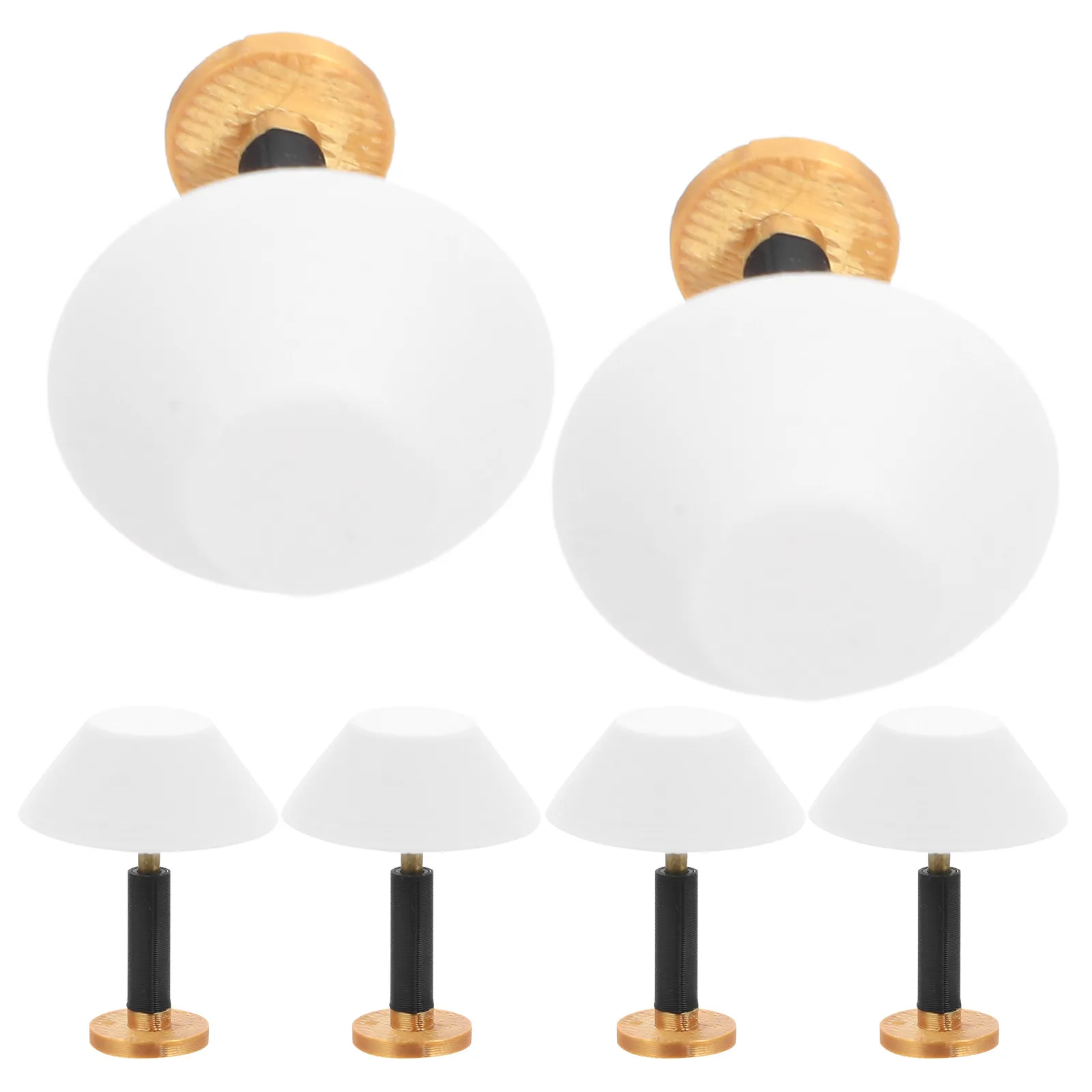 6Pcs Micro Furniture Bedsides Plastic Lamp Miniature Tiny Table Lamp for House Decoration Accessories Dollhouse Light Model
6Pcs Micro Furniture Bedsides Plastic Lamp Miniature Tiny Table Lamp for House Decoration Accessories Dollhouse Light Model