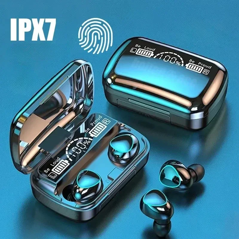 New Wireless Earbuds Bluetooth Earphones Handfree LED Dispay Headphones Bluetooth HiFi Stereo Music Waterproof Gaming Headset
New Wireless Earbuds Bluetooth Earphones Handfree LED Dispay Headphones Bluetooth HiFi Stereo Music Waterproof Gaming Headset