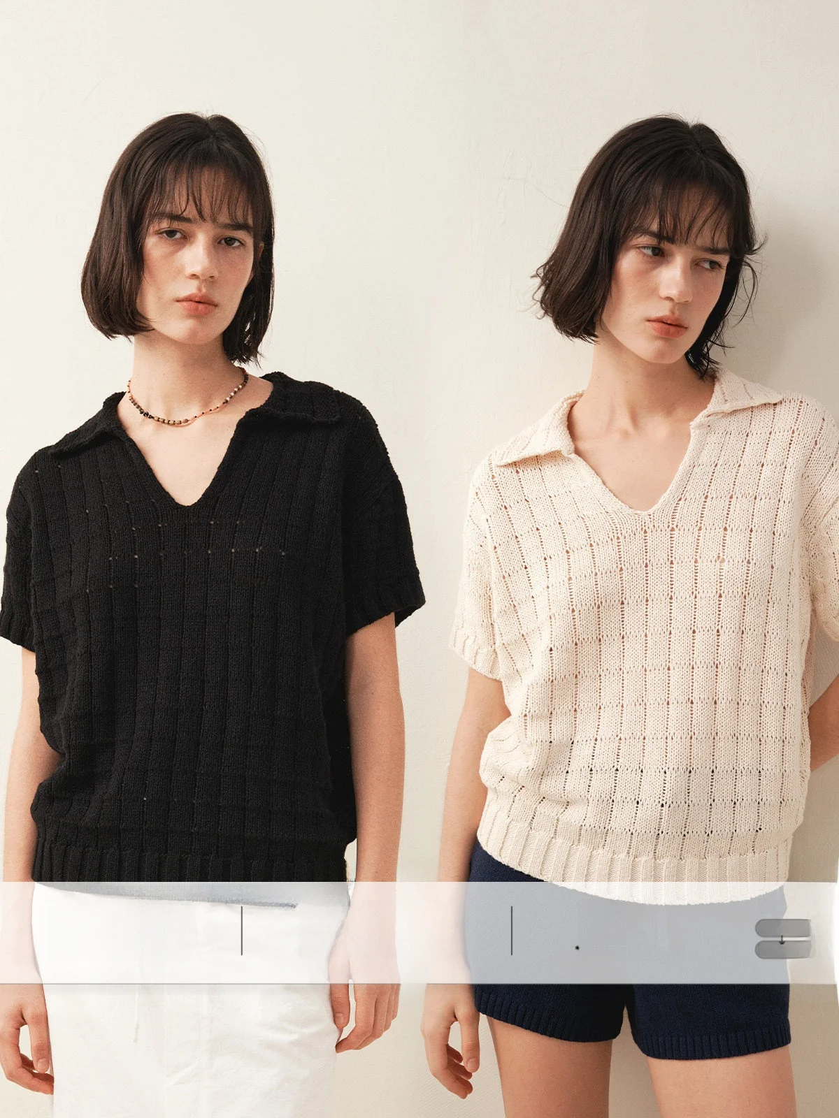 SONGTAG Mixed Fibre Combed Cotton V-Neck Short Sleeve Knitwear Collar Loose Fit Breathable Summer Women's Shirt
SONGTAG Mixed Fibre Combed Cotton V-Neck Short Sleeve Knitwear Collar Loose Fit Breathable Summer Women's Shirt