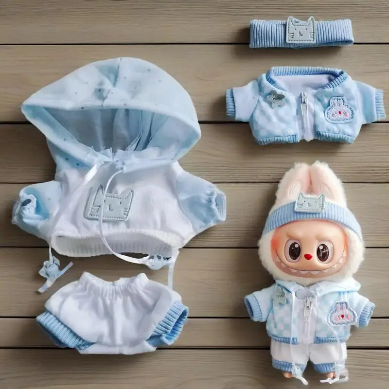 Одежда для Labubu, совместимая с аксессуарами Labubu 17 см, роскошная шикарная кукольная одежда, стильный комплект, поясная сумка 
Одежда для Labubu, совместимая с аксессуарами Labubu 17 см, роскошная шикарная кукольная одежда, стильный комплект, поясная сумка