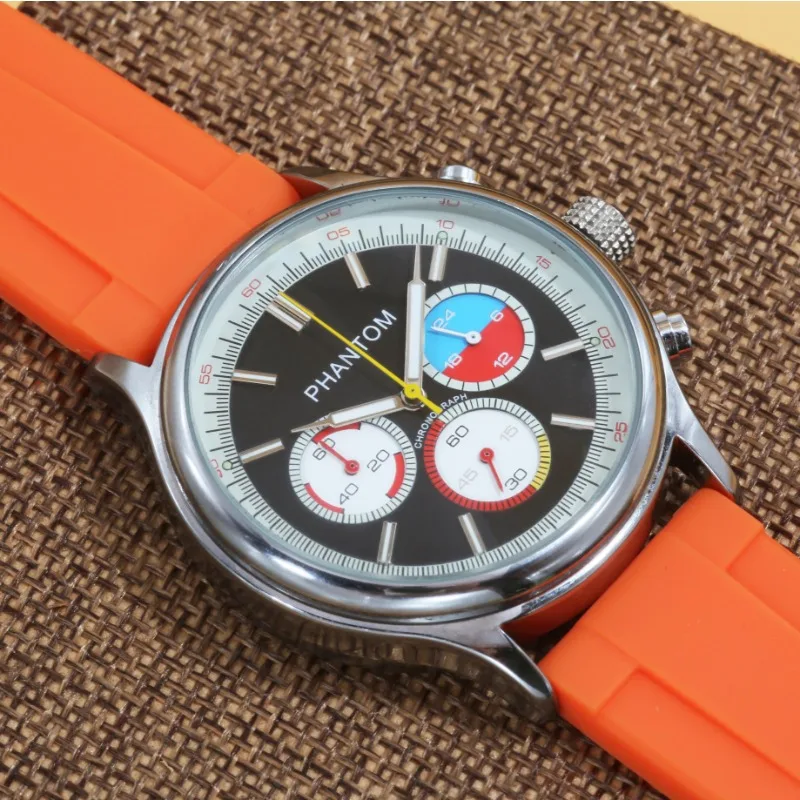 PHANTOM Sport Chrono Men's Watch - Scratch-Resistant Stainless Steel, Stopwatch & Calendar, Waterproof Quartz Watch
PHANTOM Sport Chrono Men's Watch - Scratch-Resistant Stainless Steel, Stopwatch & Calendar, Waterproof Quartz Watch