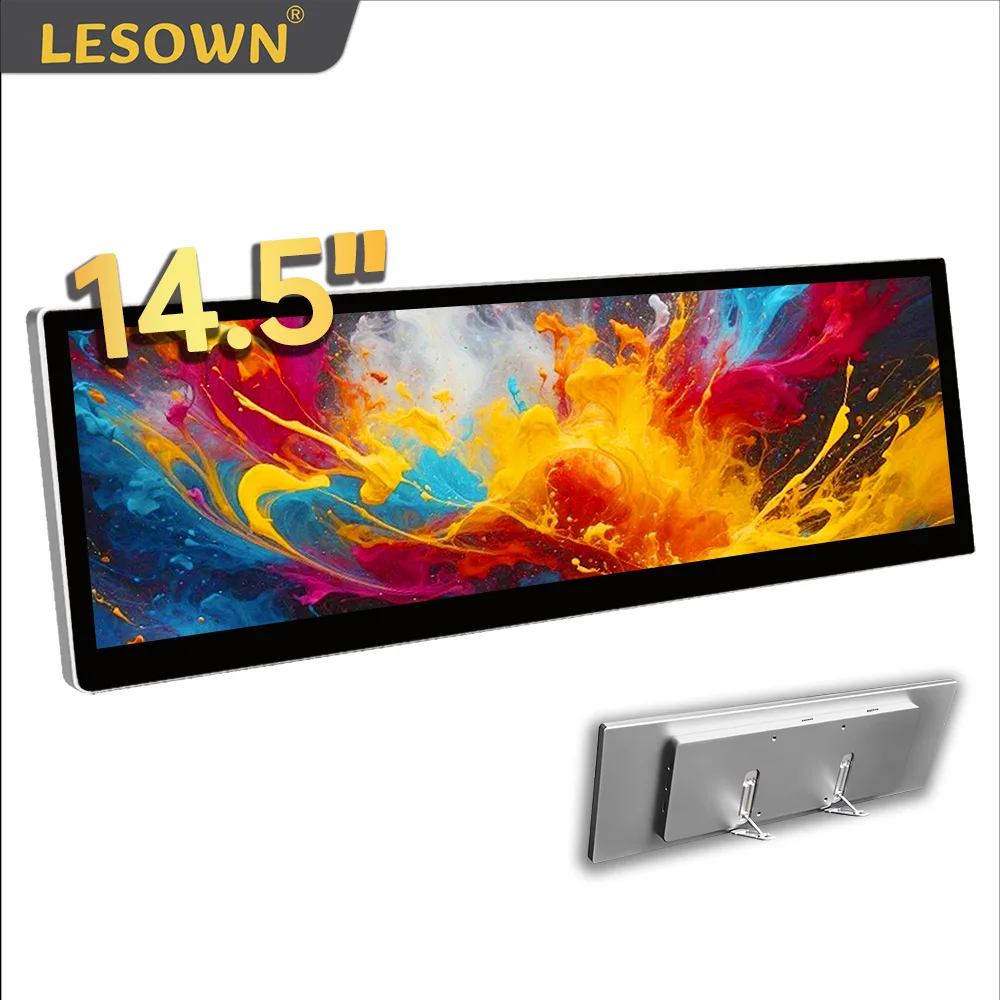 LESOWN Multi-Function Gaming Monitor 14.5 Inch 2.5K 2560x720 IPS Bar Additional Edge Display for PC Laptop Windows Raspberry Pi
LESOWN Multi-Function Gaming Monitor 14.5 Inch 2.5K 2560x720 IPS Bar Additional Edge Display for PC Laptop Windows Raspberry Pi