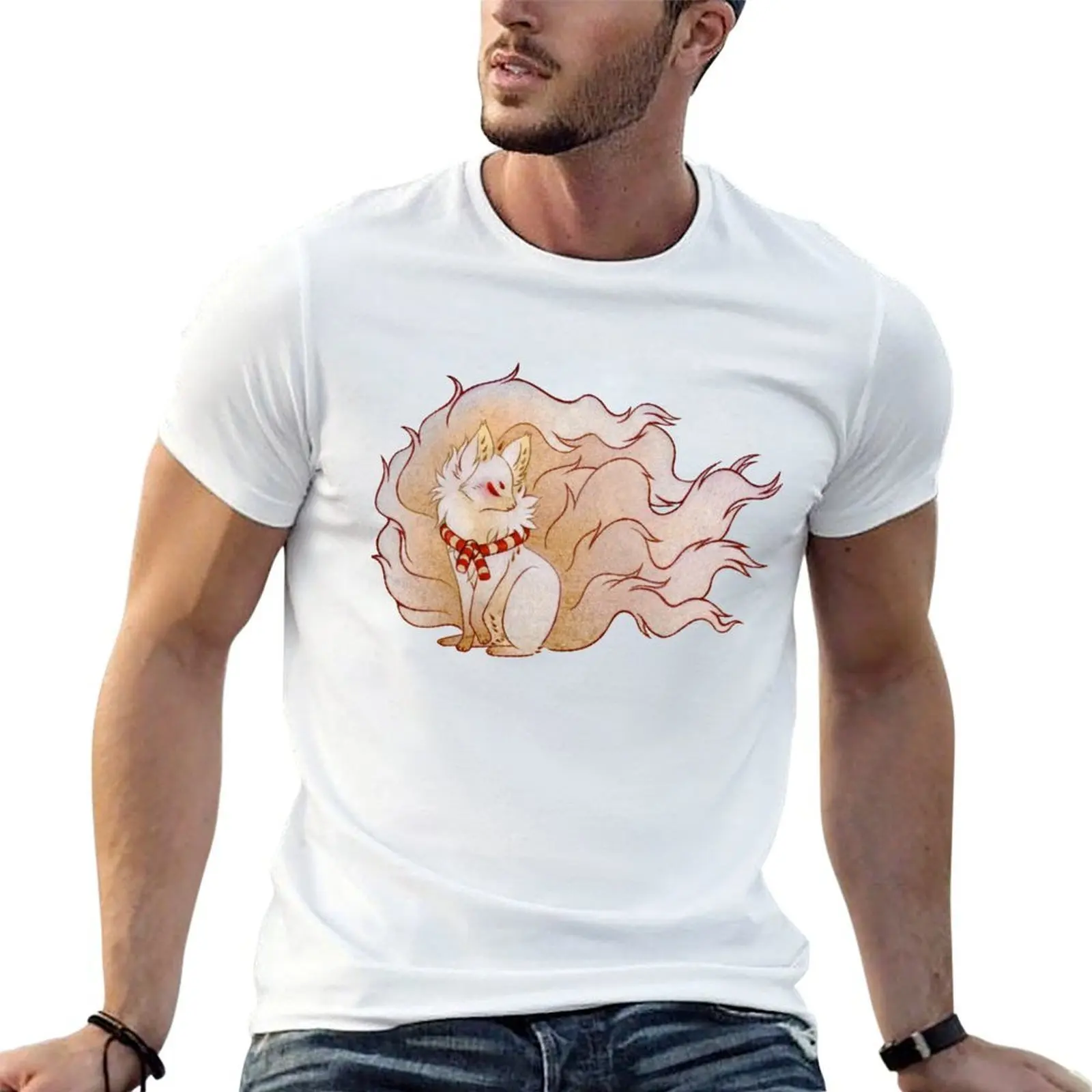 The Celestial Spirit - Kitsune Yokai TeaKitsune T-Shirt cotton tshirt 100% mens graphic t shirts man tshirt T-Shirt
The Celestial Spirit - Kitsune Yokai TeaKitsune T-Shirt cotton tshirt 100% mens graphic t shirts man tshirt T-Shirt