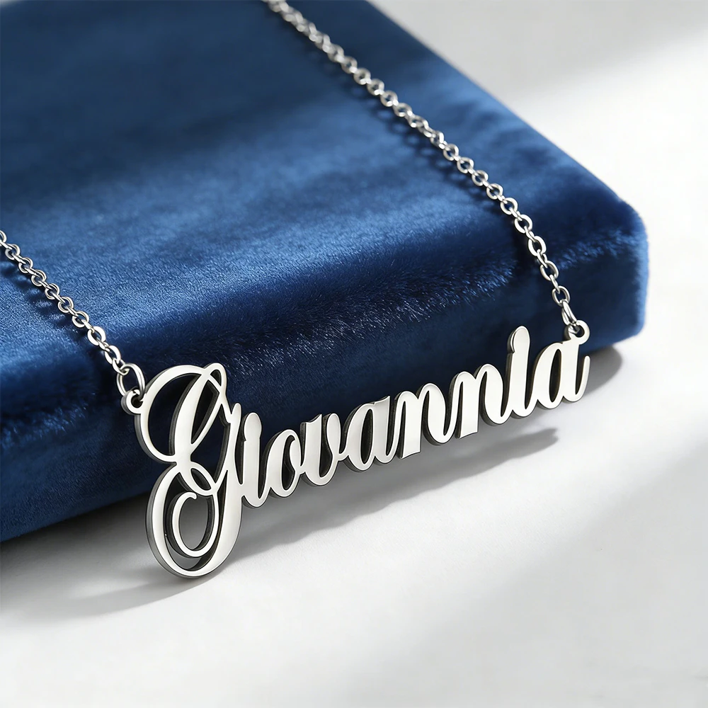 Customized Name Necklace Simple Charming Personalized Stainless Steel Gold Necklace Women's Jewelry Custom Letter Pendant Gifts
Customized Name Necklace Simple Charming Personalized Stainless Steel Gold Necklace Women's Jewelry Custom Letter Pendant Gifts