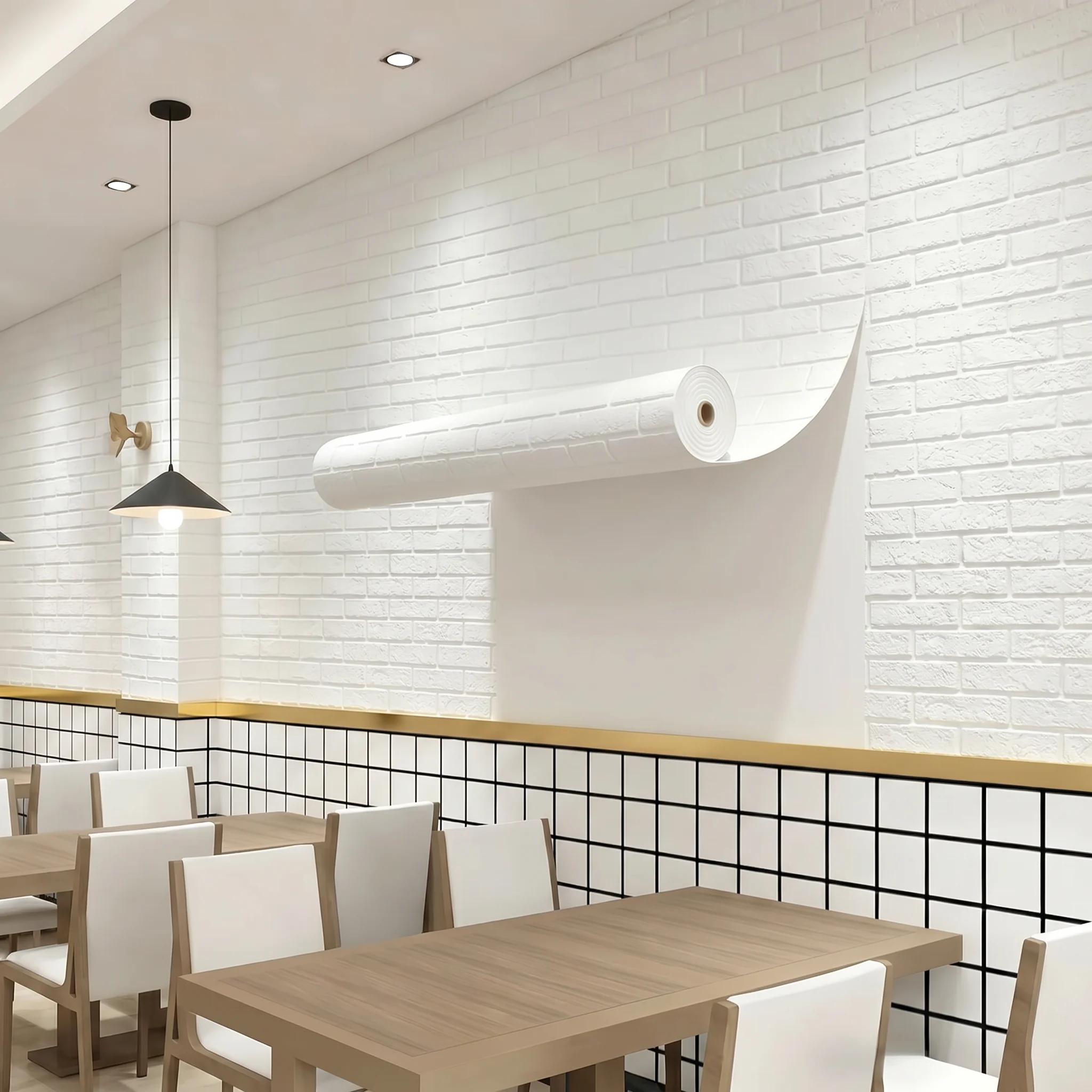1-10pcs 3D Brick Wall Sticker 77x70cm Vintage Self-adhesive Waterproof Stain-resistant Wallpaper for Bedroom Kitchen Living Room
1-10pcs 3D Brick Wall Sticker 77x70cm Vintage Self-adhesive Waterproof Stain-resistant Wallpaper for Bedroom Kitchen Living Room