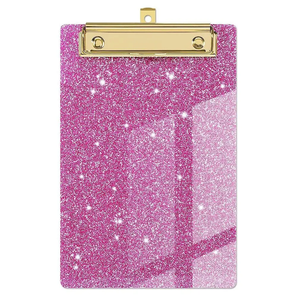 Accessories Pink Glitter Acrylic Clipboards Colored Student Supplies Writing Clip Board Mental Clip Office Clipboard Classrooms
Accessories Pink Glitter Acrylic Clipboards Colored Student Supplies Writing Clip Board Mental Clip Office Clipboard Classrooms