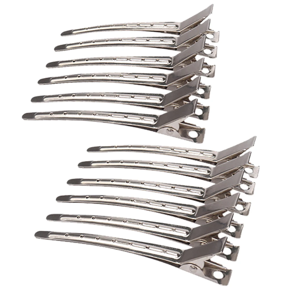 12pcs Hair Stainless Steel Sectioning Tools Hair Stylist Clips Duckbill Barber Styling Salon Accessories Hairdresser Grips
12pcs Hair Stainless Steel Sectioning Tools Hair Stylist Clips Duckbill Barber Styling Salon Accessories Hairdresser Grips