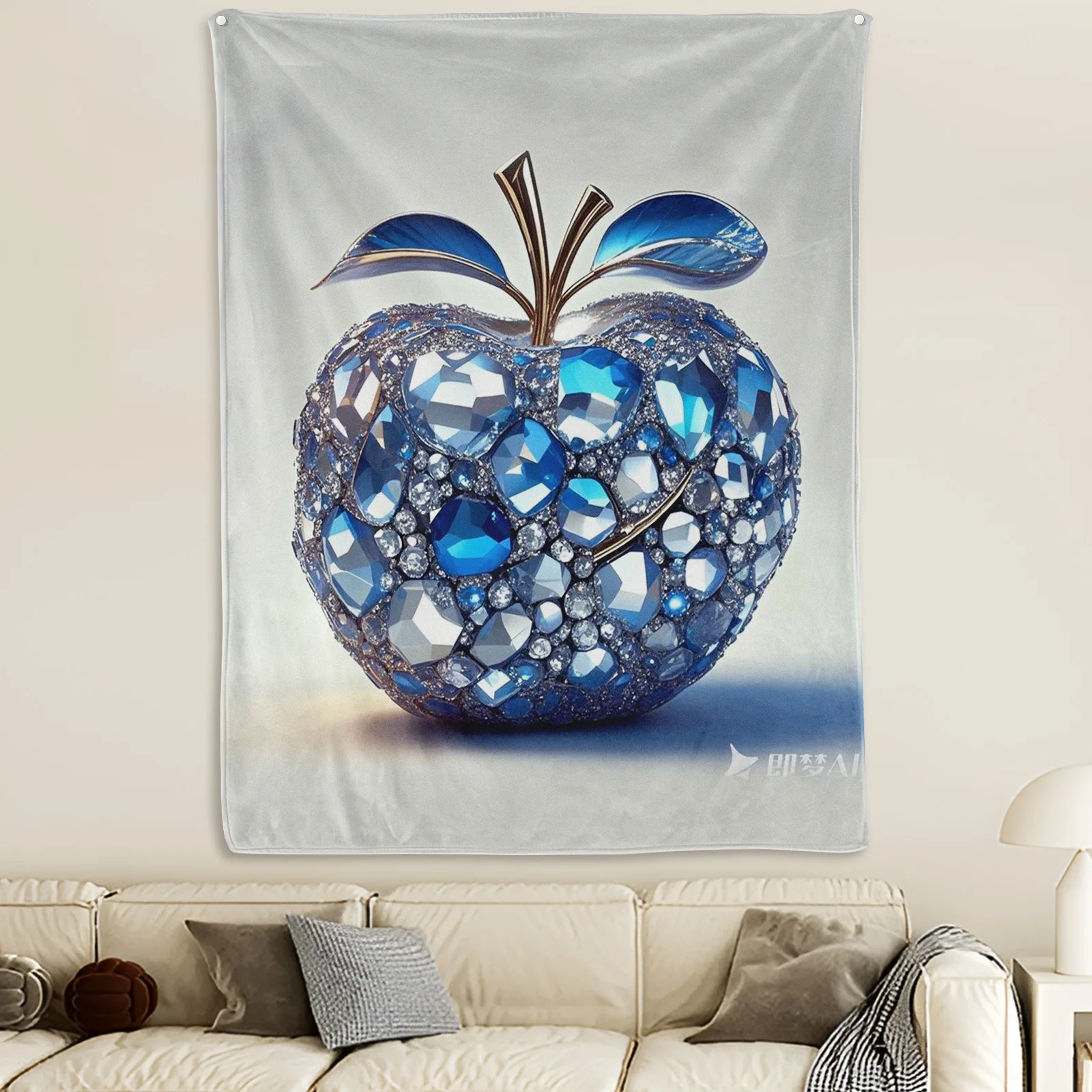 Apple Sapphire Tapestry Blanket For Creative And Sophisticated Home Decor With Elegant And Artistic Design Aesthetic Style
Apple Sapphire Tapestry Blanket For Creative And Sophisticated Home Decor With Elegant And Artistic Design Aesthetic Style