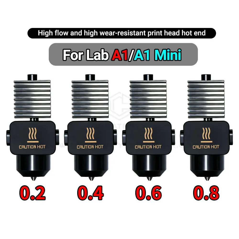 All-in-One Extruder Upgrading Hot End Hit Variety Size Perfectly Compatible for Bambu Lab A1/A1 Mini Hardened Steel Print Head
All-in-One Extruder Upgrading Hot End Hit Variety Size Perfectly Compatible for Bambu Lab A1/A1 Mini Hardened Steel Print Head