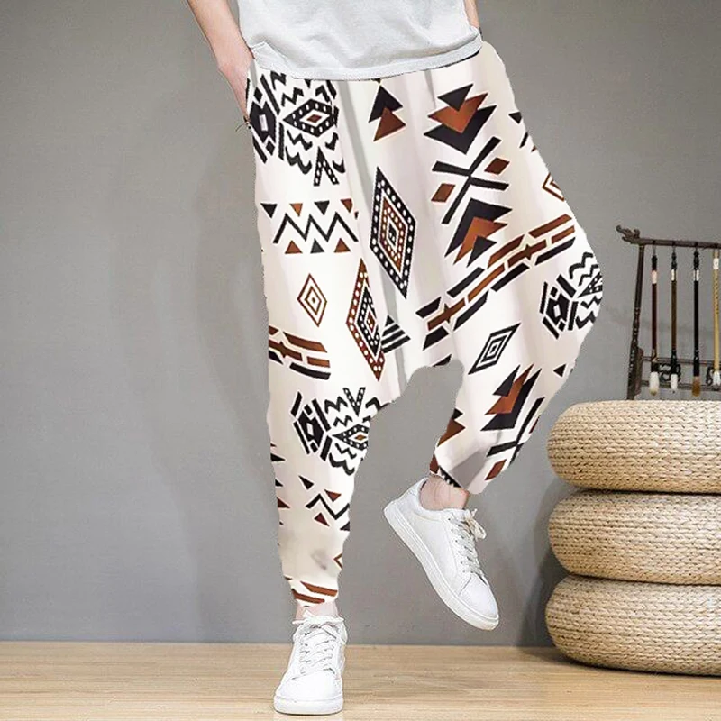 Новинка 2023 года, мужские шаровары, удобные дышащие фонарики, модные повседневные свободные белые брюки с геометрическим принтом
Новинка 2023 года, мужские шаровары, удобные дышащие фонарики, модные повседневные свободные белые брюки с геометрическим принтом