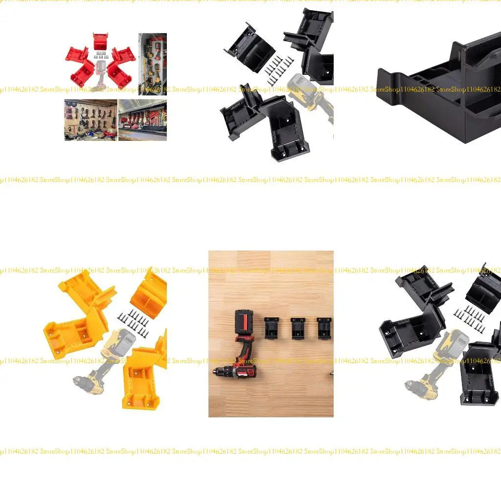 Q2Q4 5Pcs Portable Battery Base Bracket For 18V/20V Battery Wall Mount Battery Holder Fixing Battery Storage Bracket Fixing
Q2Q4 5Pcs Portable Battery Base Bracket For 18V/20V Battery Wall Mount Battery Holder Fixing Battery Storage Bracket Fixing