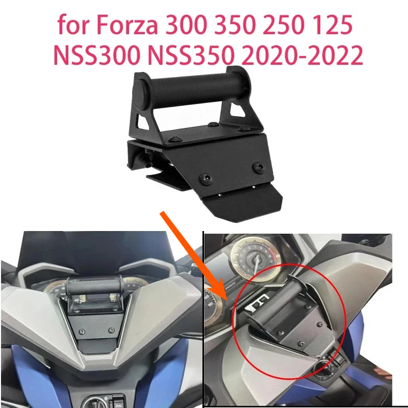 Dedicated Navigator Holder Modified Support GPS Navigation Clamp Bar for Forza 300 350 250 125 NSS300 NSS350 2020-2022
Dedicated Navigator Holder Modified Support GPS Navigation Clamp Bar for Forza 300 350 250 125 NSS300 NSS350 2020-2022