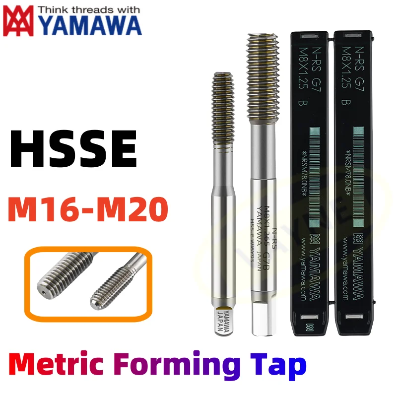 Janpan YAMAWA HSS-E Формовочный рулонный метчик с TIN TICN-покрытием M16 M18 M20 X2 1 1,5 2,5 Машинные резьбовые метчики для нержавеющей стали
Janpan YAMAWA HSS-E Формовочный рулонный метчик с TIN TICN-покрытием M16 M18 M20 X2 1 1,5 2,5 Машинные резьбовые метчики для нержавеющей стали