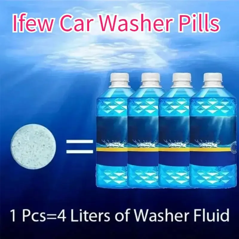 Car Concentrated Tablets Washer Pills Windshield Glass Washer Car Effervescent Washer Fluid Wiper Glass Solid Cleaning Tablets
Car Concentrated Tablets Washer Pills Windshield Glass Washer Car Effervescent Washer Fluid Wiper Glass Solid Cleaning Tablets