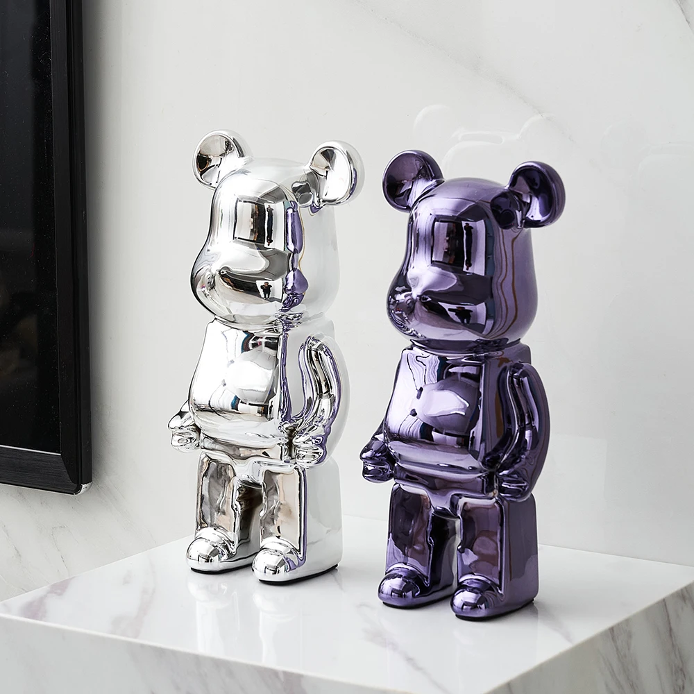 Bear Statues Sculptures Figurines Electroplating Ceramic Bear for Interior Light Luxury Living Room Desk Decoration Nordic Home
Bear Statues Sculptures Figurines Electroplating Ceramic Bear for Interior Light Luxury Living Room Desk Decoration Nordic Home