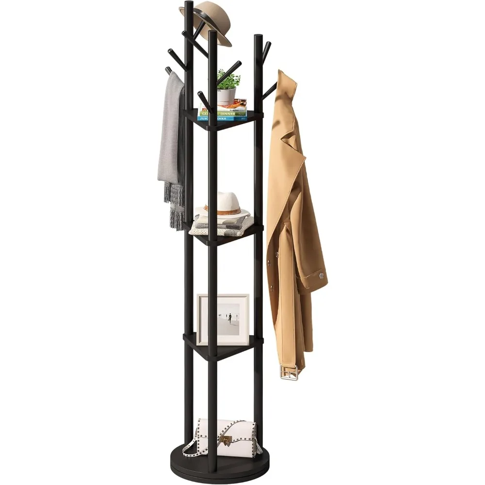 Bamboo Coat Rack Rotary Freestanding W Shelf Coat Tree Rack Stand for Hallway Entryway Coat Hanger Stand
Bamboo Coat Rack Rotary Freestanding W Shelf Coat Tree Rack Stand for Hallway Entryway Coat Hanger Stand