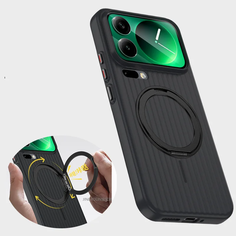 Модернизированная вращающаяся магнитная подставка для чехла Xiaomi 17 pro max, для MagSafe с кольцевой защитной крышкой камеры Mil-Grade
Модернизированная вращающаяся магнитная подставка для чехла Xiaomi 17 pro max, для MagSafe с кольцевой защитной крышкой камеры Mil-Grade