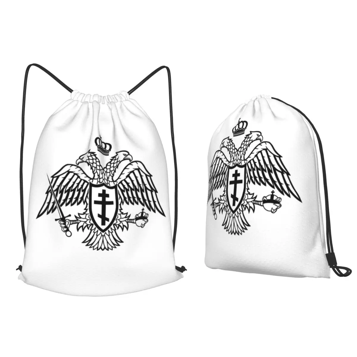 Orthodox Christian Double-headed Byzantine Eagle Backpacks Casual Drawstring Bags Sports Bag Book Bags for Man Woman School
Orthodox Christian Double-headed Byzantine Eagle Backpacks Casual Drawstring Bags Sports Bag Book Bags for Man Woman School