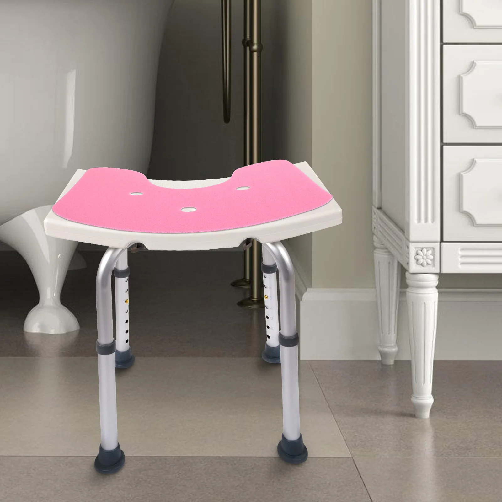 Bathroom Stool Cushions Shower Chair Pad Pink Xpe Material Waterproof Non Slip Seat Cover for Elderly Bathing Comfort
Bathroom Stool Cushions Shower Chair Pad Pink Xpe Material Waterproof Non Slip Seat Cover for Elderly Bathing Comfort