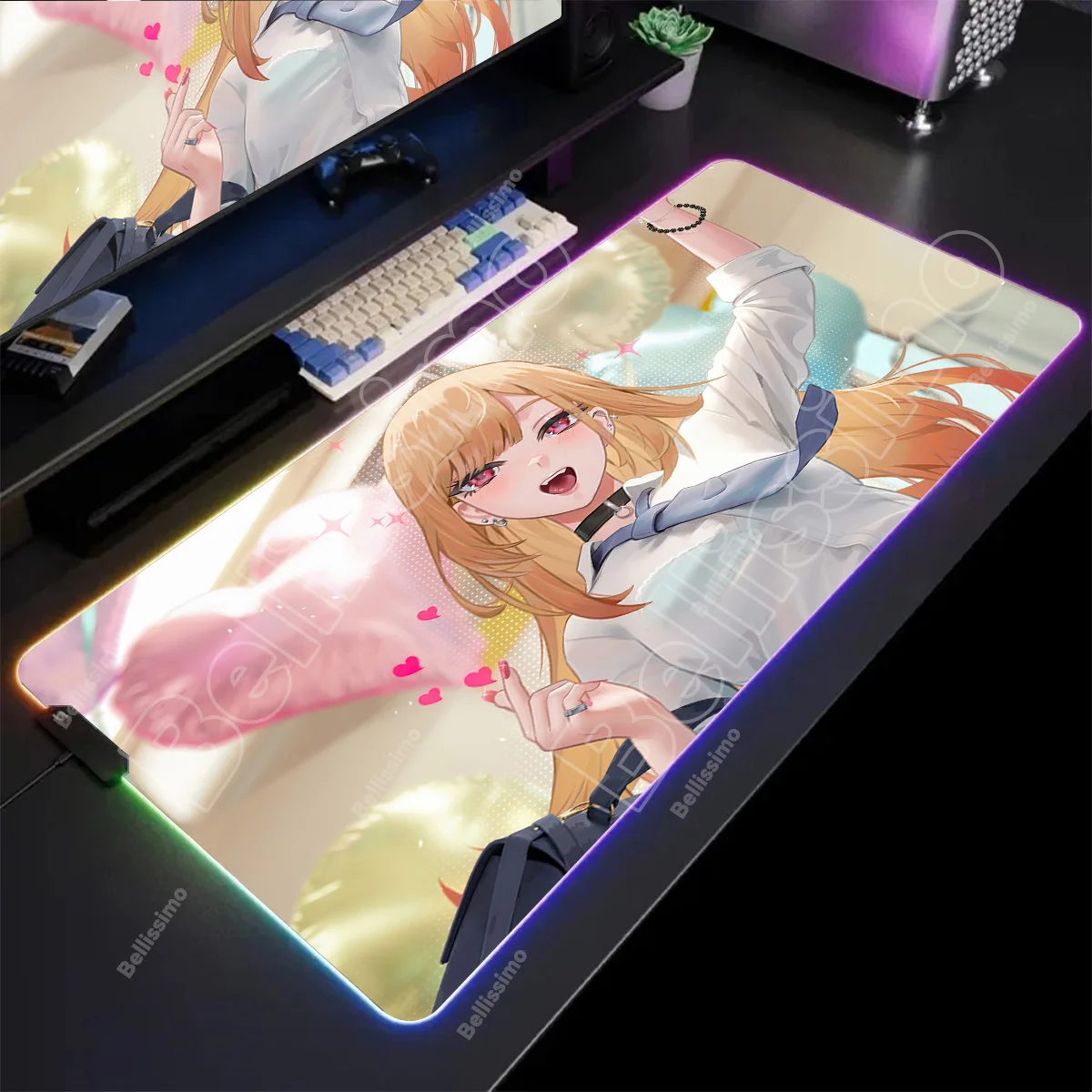 Popular Marin Kitagawa Mouse Pad Anime Gaming Lighting Mouse Pad LED Table Pads Backlit Rubber Desktop XXL RGB Rubber Desk Mats
Popular Marin Kitagawa Mouse Pad Anime Gaming Lighting Mouse Pad LED Table Pads Backlit Rubber Desktop XXL RGB Rubber Desk Mats