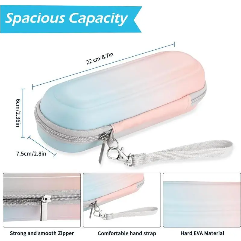 EVA Electric Toothbrush Case Waterproof Travel Storage Bag Accessories With Mesh Pocket Covers Protection
EVA Electric Toothbrush Case Waterproof Travel Storage Bag Accessories With Mesh Pocket Covers Protection