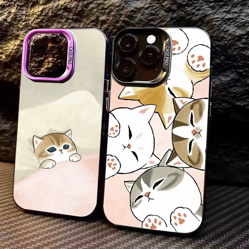 Cute M-Mofusands C-Cat Ear Colorful Silver Back Phone Case For IPhone 17 16 15 14 13 12 11 Plus Pro Max Plus
Cute M-Mofusands C-Cat Ear Colorful Silver Back Phone Case For IPhone 17 16 15 14 13 12 11 Plus Pro Max Plus
